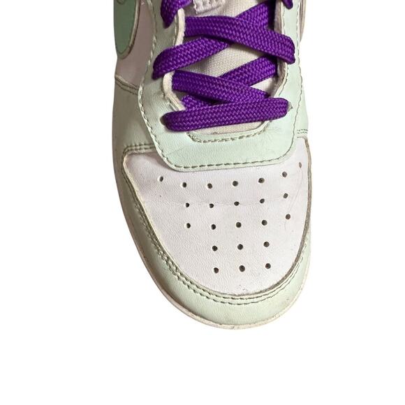 Nike Court Borough Low Recraft Youth Size US 3,5Y White/Mint FZ3539-100 - Picture 7 of 10